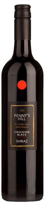 Penny’s Hill Cracking Black McLaren Vale Shiraz 2021