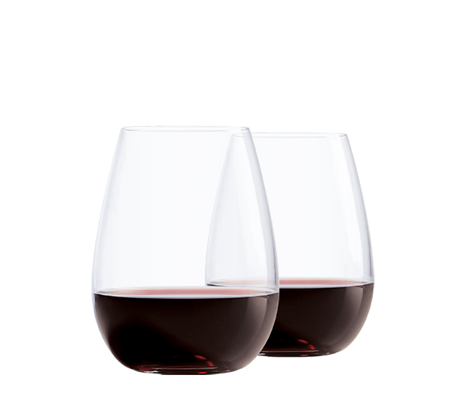 Pair of Dartington Universal Stemless Glasses 