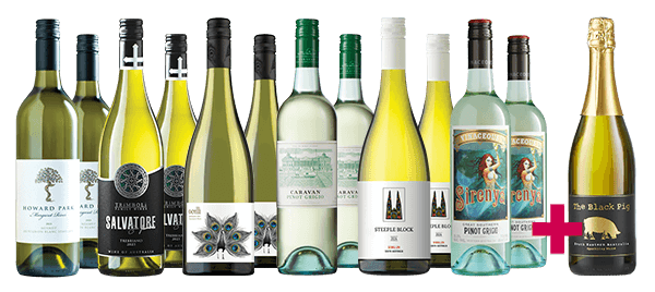 Summer Whites Dozen + Free Black Pig Sparkling